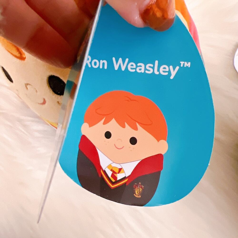 Squishmallow Kellytoy Plush Harry Potter 8" Harry Ron Hermione Set of 3 - Picture 6 of 8